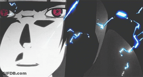 A Close Up Of A Person 'S Face With Red Eyes GIF