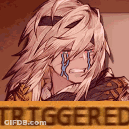 A Close Up Of A Person 'S Face With Tears Coming Out Of Their Eyes . GIF