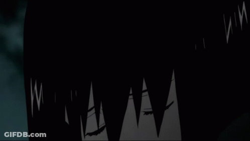 A Close Up Of A Person 'S Face With Tears Running Down Their Face GIF