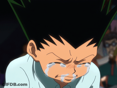A Close Up Of A Person 'S Face With Tears Running Down Their Face GIF