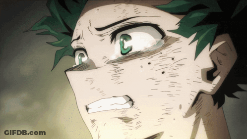 Close Up Of Person's Face With Letter C GIF