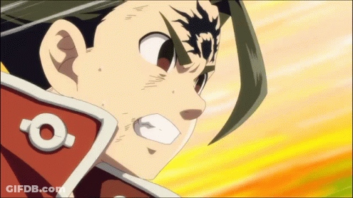 A Close Up Of A Person 'S Face With The Letter O On His Chest GIF