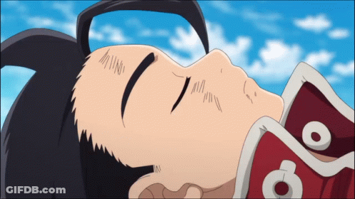 A Close Up Of A Person 'S Face With The Letter O On The Sleeve GIF