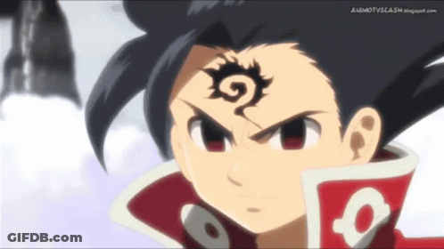 A Close Up Of A Person 'S Face With The Website Animetvcash.blogspot.com In The Corner GIF