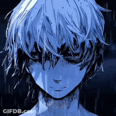 A Close Up Of A Person 'S Face With The Word Anxiety Visible GIF