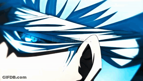 A Close Up Of A Person 'S Face With The Word Hunter Visible GIF