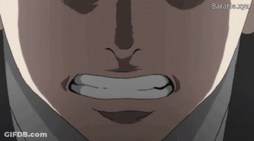 A Close Up Of A Person 'S Face With The Words I 'D Have To Kill Kisaki GIF