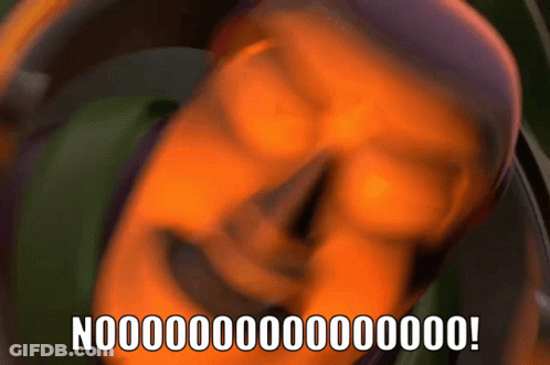 Close Up Of Face Saying Nooo GIF
