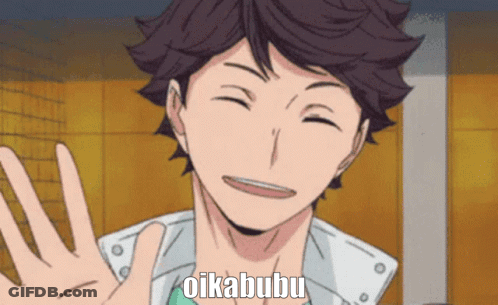 A Close Up Of A Person 'S Face With The Words Oikabulu Written On It GIF