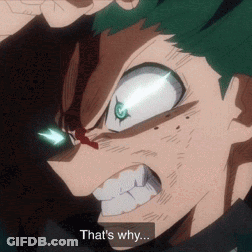 A Close Up Of A Person 'S Face With The Words That 'S Why On The Bottom GIF