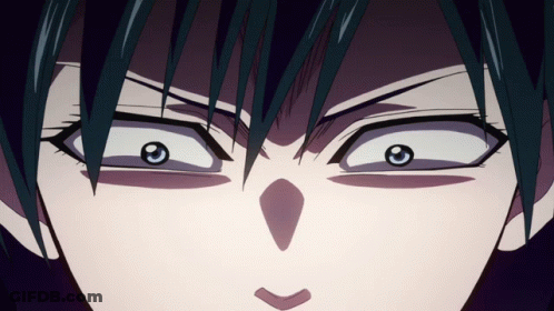 A Close Up Of A Person 'S Face With Their Eyes Closed GIF