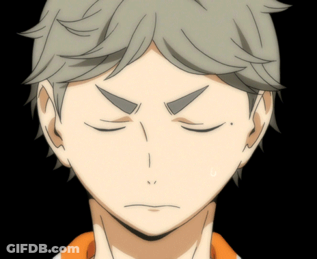 A Close Up Of A Person 'S Face With Their Eyes Closed And A Surprised Look On Their Face GIF