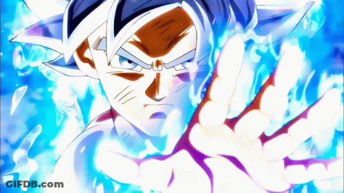 A Close Up Of A Person 'S Face With Their Hand Outstretched GIF
