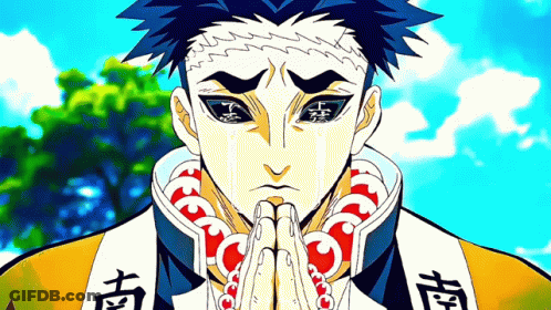 A Close Up Of A Person 'S Face With Their Hands Folded In Front Of Their Face . GIF