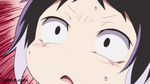 A Close Up Of A Person 'S Face With Their Mouth Open GIF