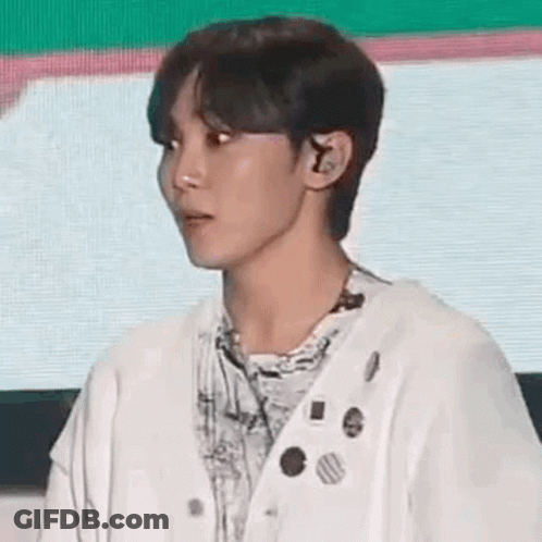 A Close Up Of A Person 'S Face With Their Mouth Open . GIF