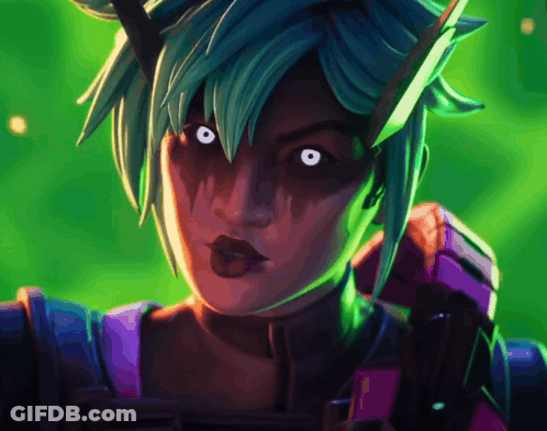 A Close Up Of A Person 'S Face With White Eyes GIF