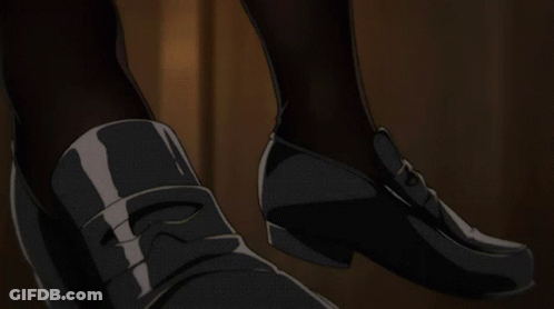A Close Up Of A Person 'S Foot With A Shoe On GIF