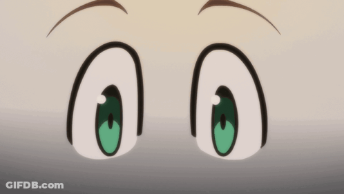 A Close Up Of A Person 'S Green Eyes GIF