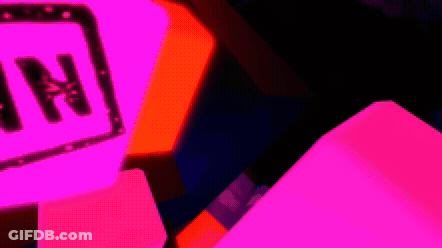 A Close Up Of A Person 'S Hand Holding A Piece Of Paper With A Pink Background . GIF