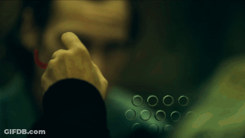 Hand Pressing Button Close Up GIF