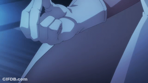 A Close Up Of A Person 'S Hand With A White Glove GIF