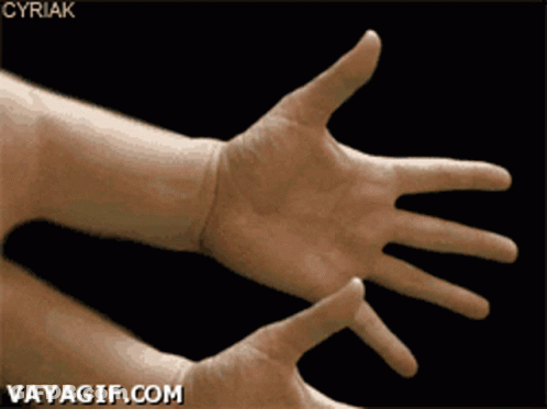 A Close Up Of A Person 'S Hands With The Words Cyriak Visible GIF