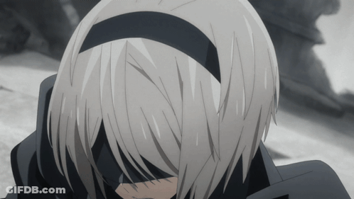 A Close Up Of A Person 'S Head With A Black Headband GIF