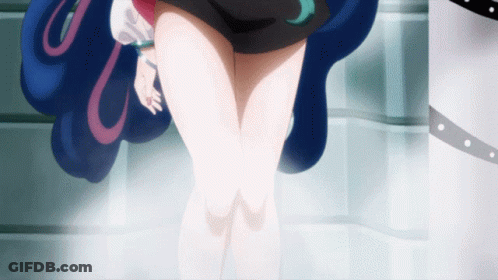 A Close Up Of A Person 'S Legs With A Glowing Light In The Background GIF
