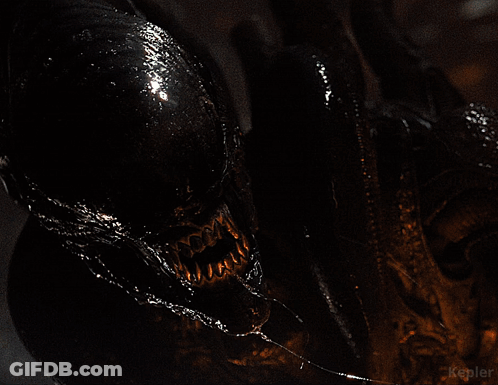 A Close Up Of A Person 'S Mouth With The Word Kepler On The Bottom Right GIF