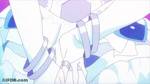 A Close Up Of A Person 'S Pants With A Purple Ribbon Around It GIF