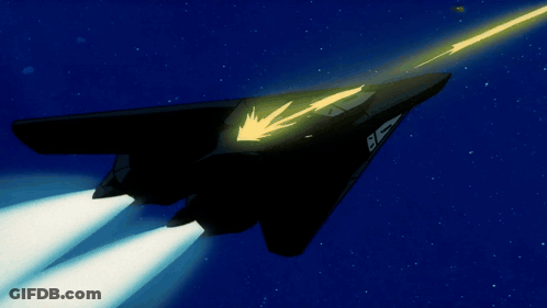 A Close Up Of A Person 'S Shoulder With A Blue Sky In The Background GIF