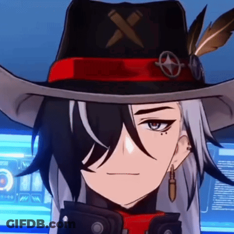 Close Up Of Person Wearing Cowboy Hat With Red Band GIF
