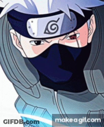 A Close Up Of A Person Wearing A Mask With A Make A Gif.com Watermark GIF