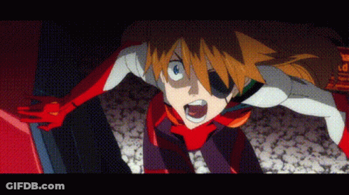 Person In Red White Purple Suit With Bandage GIF
