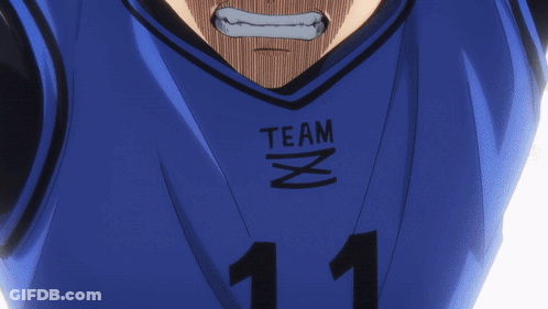 A Close Up Of A Person Wearing A Shirt That Says Team GIF