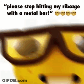A Close Up Of A Person Wearing Glasses And A Hard Hat . GIF