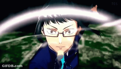 A Close Up Of A Person Wearing Glasses Holding A Sword . GIF