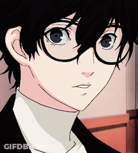 A Close Up Of A Person Wearing Glasses GIF
