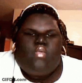 A Close Up Of A Person Wearing Headphones And A Hat . GIF