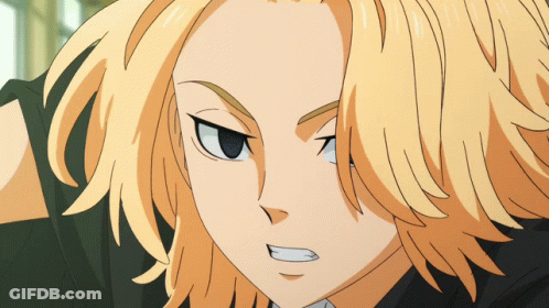 A Close Up Of A Person With Blonde Hair GIF
