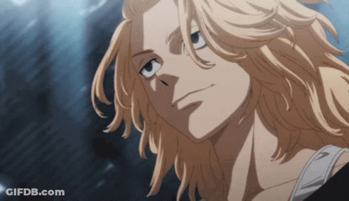 A Close Up Of A Person With Blonde Hair GIF