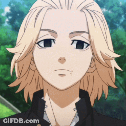 A Close Up Of A Person With Blonde Hair GIF