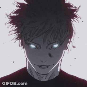 A Close Up Of A Person With Blue Eyes GIF