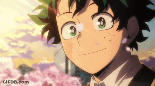 A Close Up Of A Person With Green Hair GIF