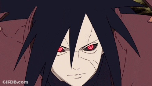 A Close Up Of A Person With Red Eyes GIF