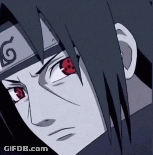 A Close Up Of A Person With Red Eyes And A Headband With The Letter G On It GIF