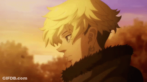 A Close Up Of A Person With Yellow Hair GIF
