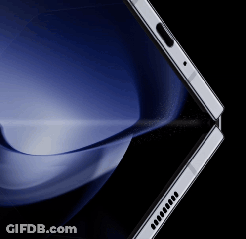 A Close Up Of A Phone With A Black Background And A Few Holes In It GIF