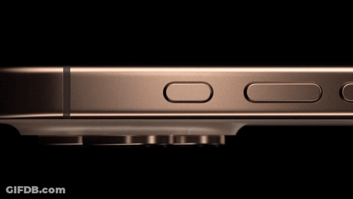 A Close Up Of A Phone With A Button That Says ' O ' GIF